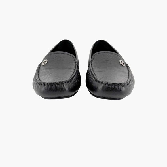 Gucci Interlocking GG Driving Loafers EU 36.5 US 6.5 Black Leather Flat Shoe - Picture 7 of 14